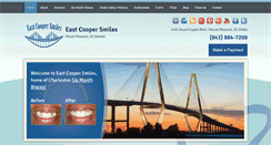 Desktop Screenshot of eastcoopersmiles.com